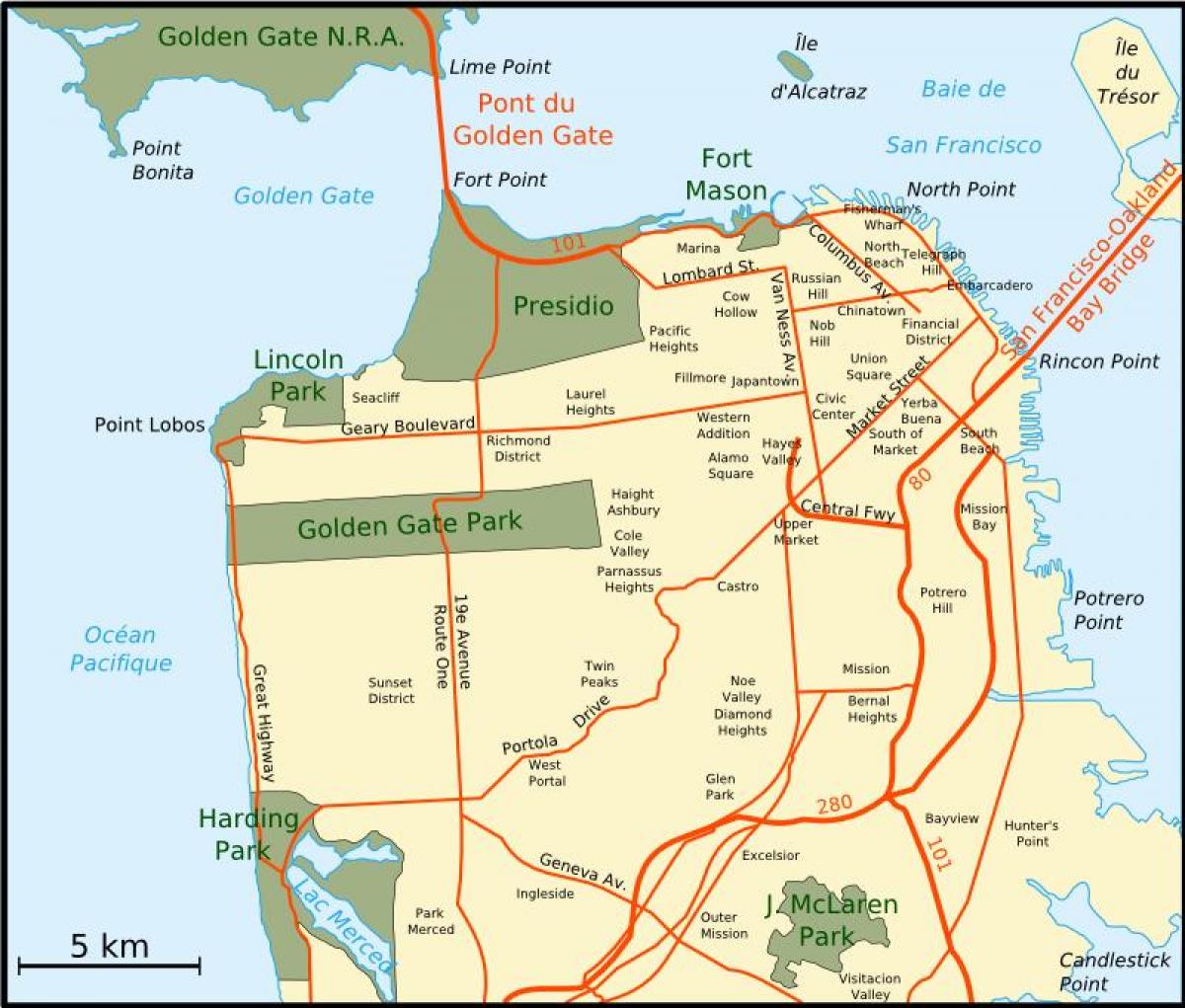 نقشہ تر خلیج کے علاقے