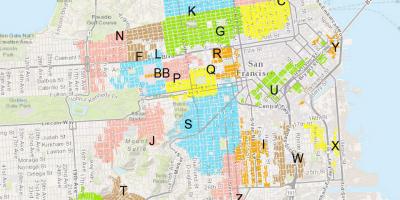 نقشہ کے SF رہائشی پارکنگ