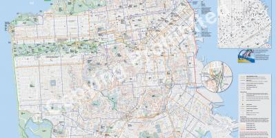 نقشہ کے سان فرانسسکو سائیکل