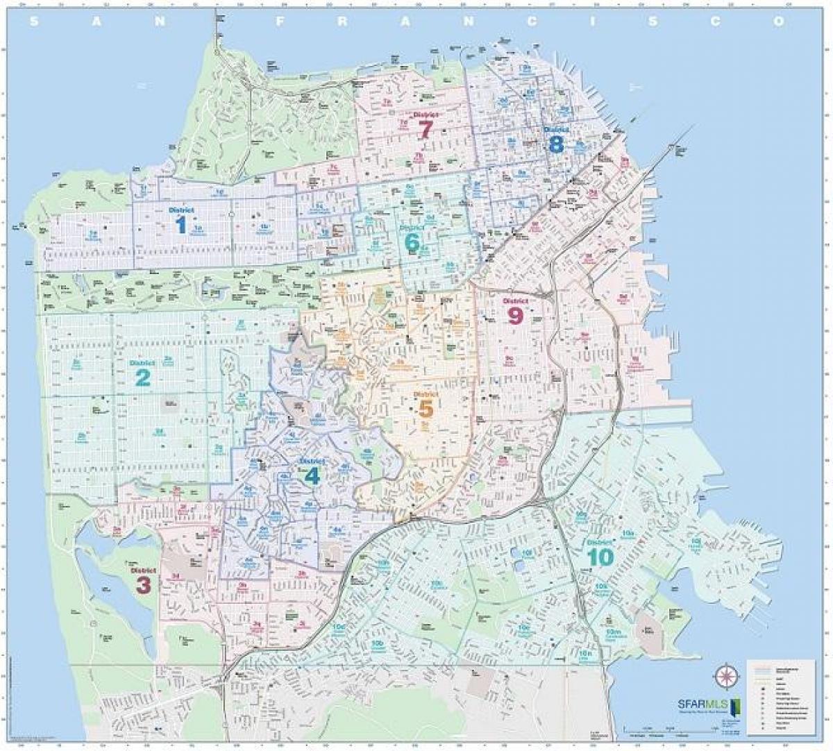 سان فرانسسکو mls نقشہ