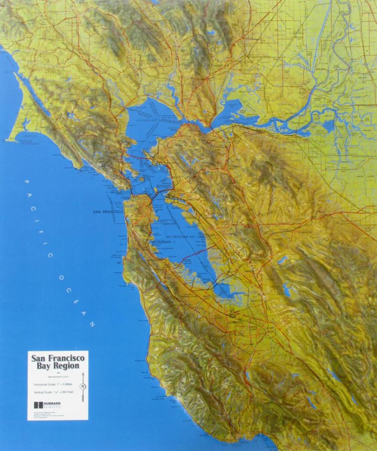 نقشہ کے سان فرانسسکو کی امداد