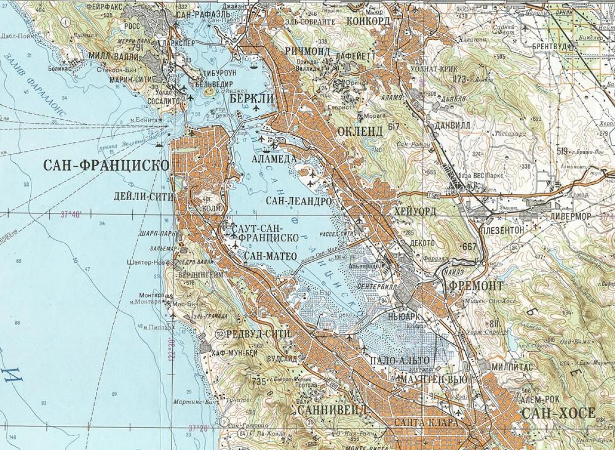 نقشہ کے سوویت سان فرانسسکو