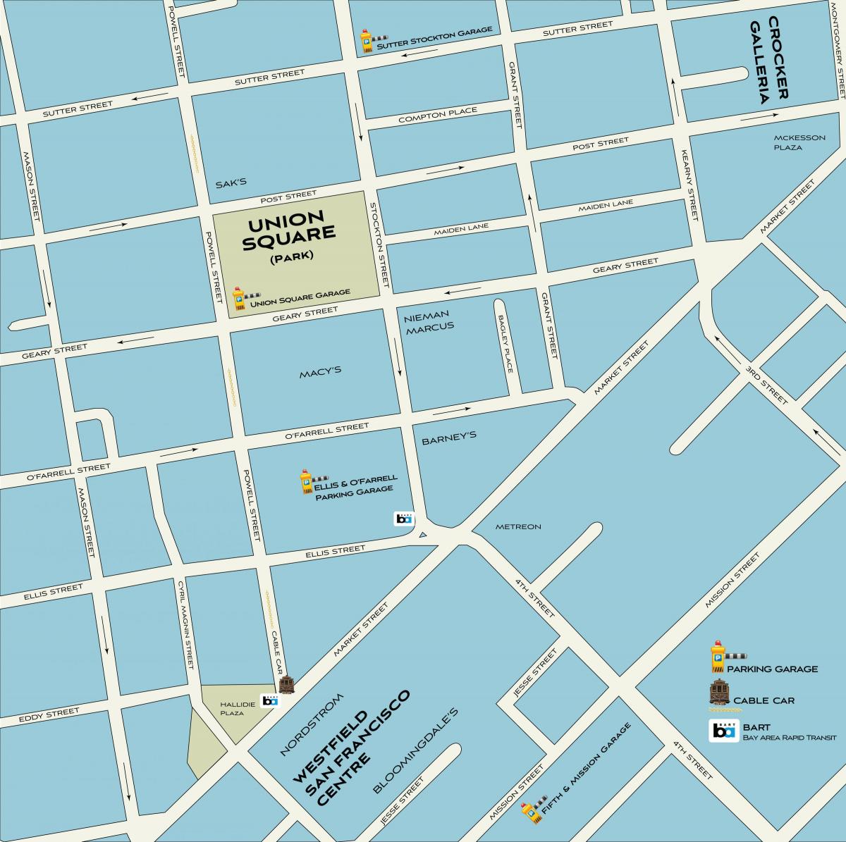 سان فرانسسکو خریداری کا نقشہ