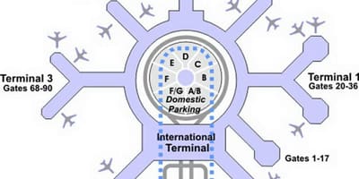 کے نقشے سے بہتر sfo ٹرمینل جی