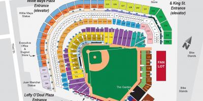 At&t ballpark نقشہ