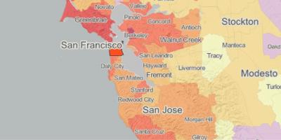 نقشہ کے mapp سان فرانسسکو