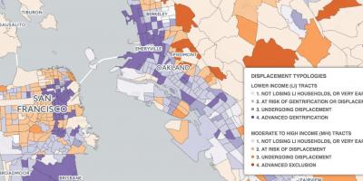 نقشہ کے سان فرانسسکو gentrification
