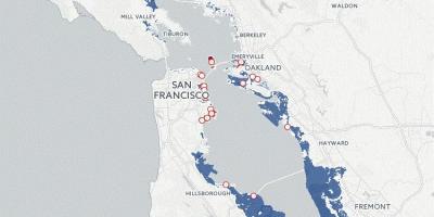 نقشہ سان فرانسسکو کے سیلاب