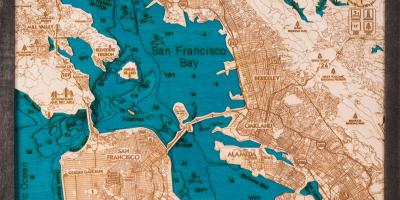 نقشہ کے سان فرانسسکو لکڑی