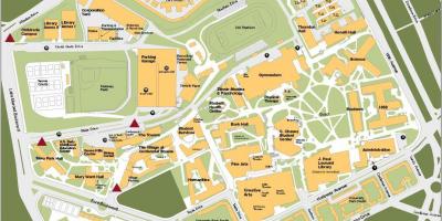 SF اسٹیٹ یونیورسٹی کا نقشہ