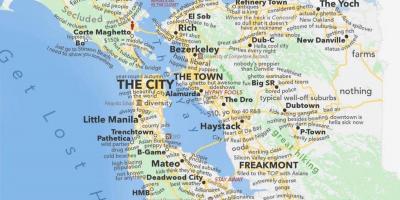 نقشہ کی سلیکن شہر